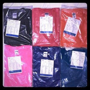 NWT 6 Pack Gildan Adult T-Shirts